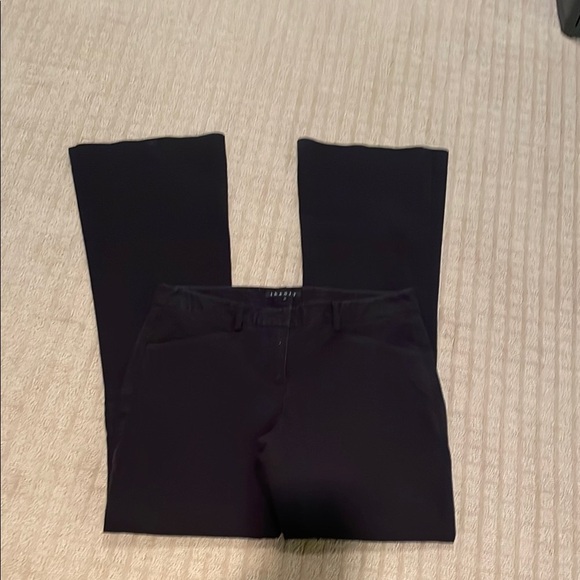 Theory Black Boot Cut Flare Chino Style Pants - Picture 1 of 7